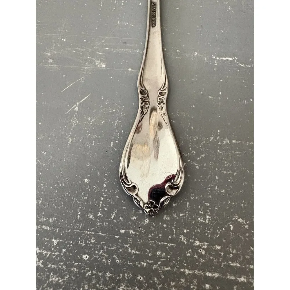 Vintage Oneida Chateau Slotted Pie Server OneidaCraft Deluxe Stainless Steel
